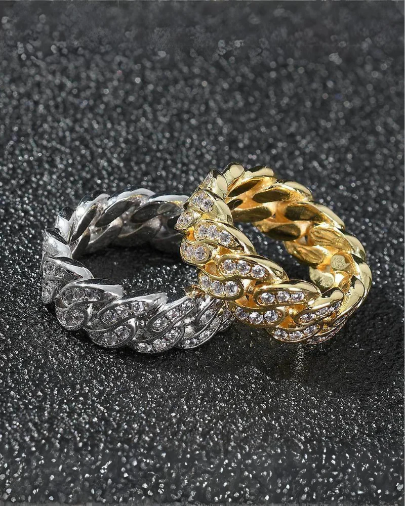 Hip Hop Iced Cuban Ring - Image 4
