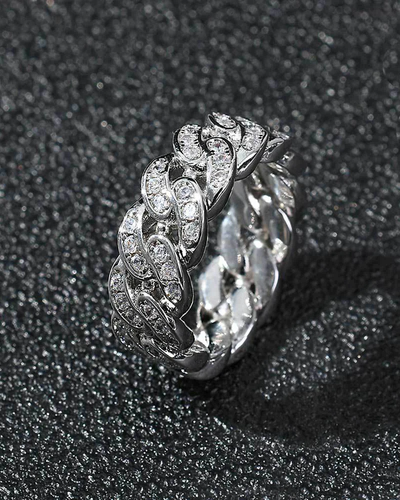 Hip Hop Iced Cuban Ring - Image 8