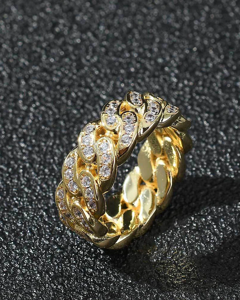 Hip Hop Iced Cuban Ring - Image 9