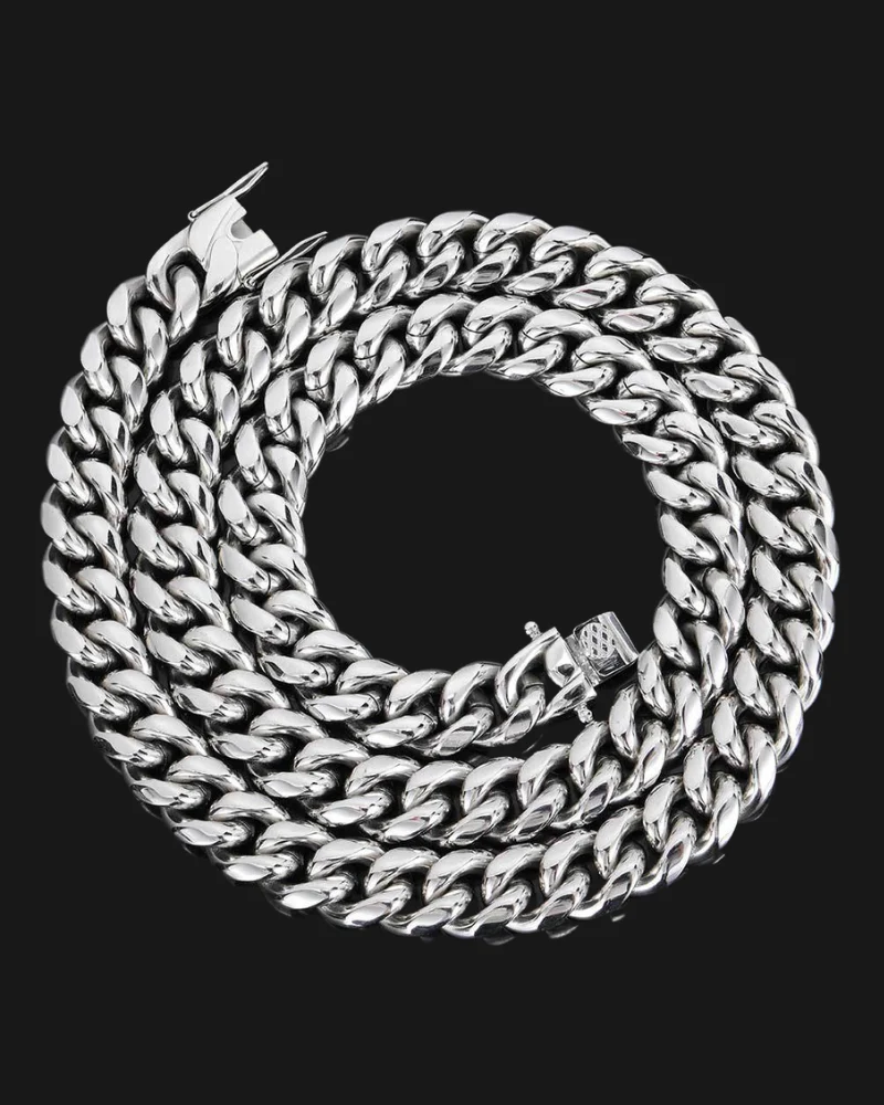 Hip Hop Jewelry Stainless Steel Cuban Link Bracelet - Image 13