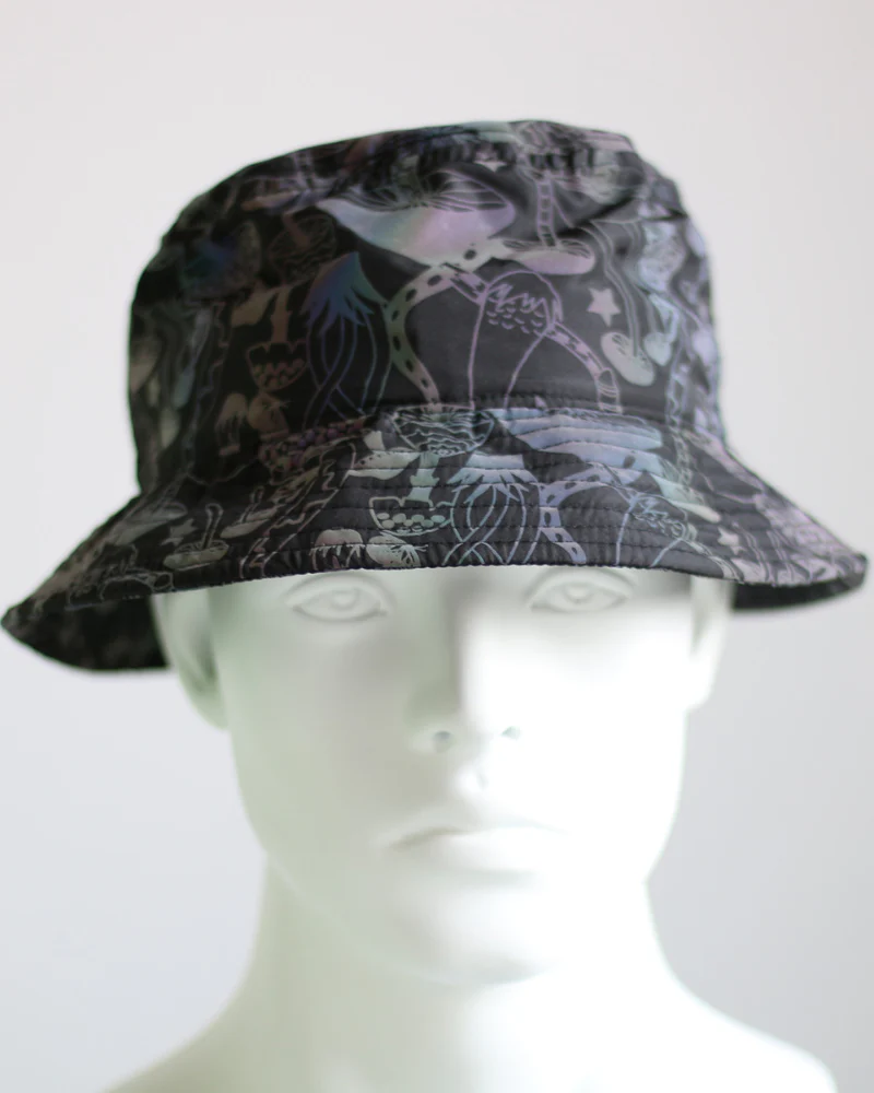 Hip Hop Rainbow Reflective Bucket Hat - Image 16