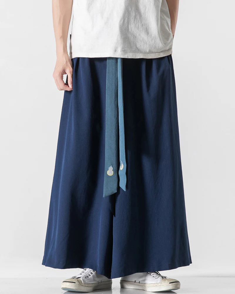 Janpanese Belt Wide Hakama Pants - Image 5
