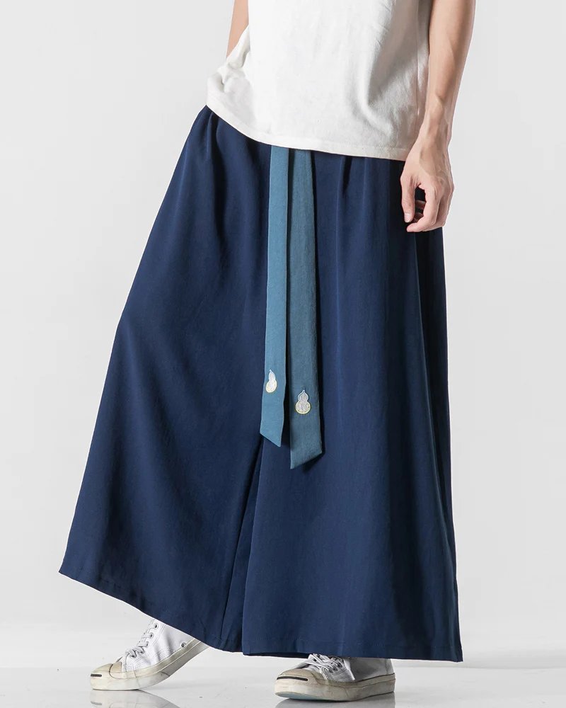 Janpanese Belt Wide Hakama Pants - Image 6