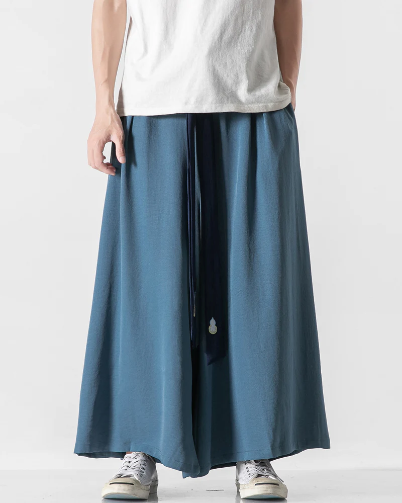 Janpanese Belt Wide Hakama Pants - Image 8