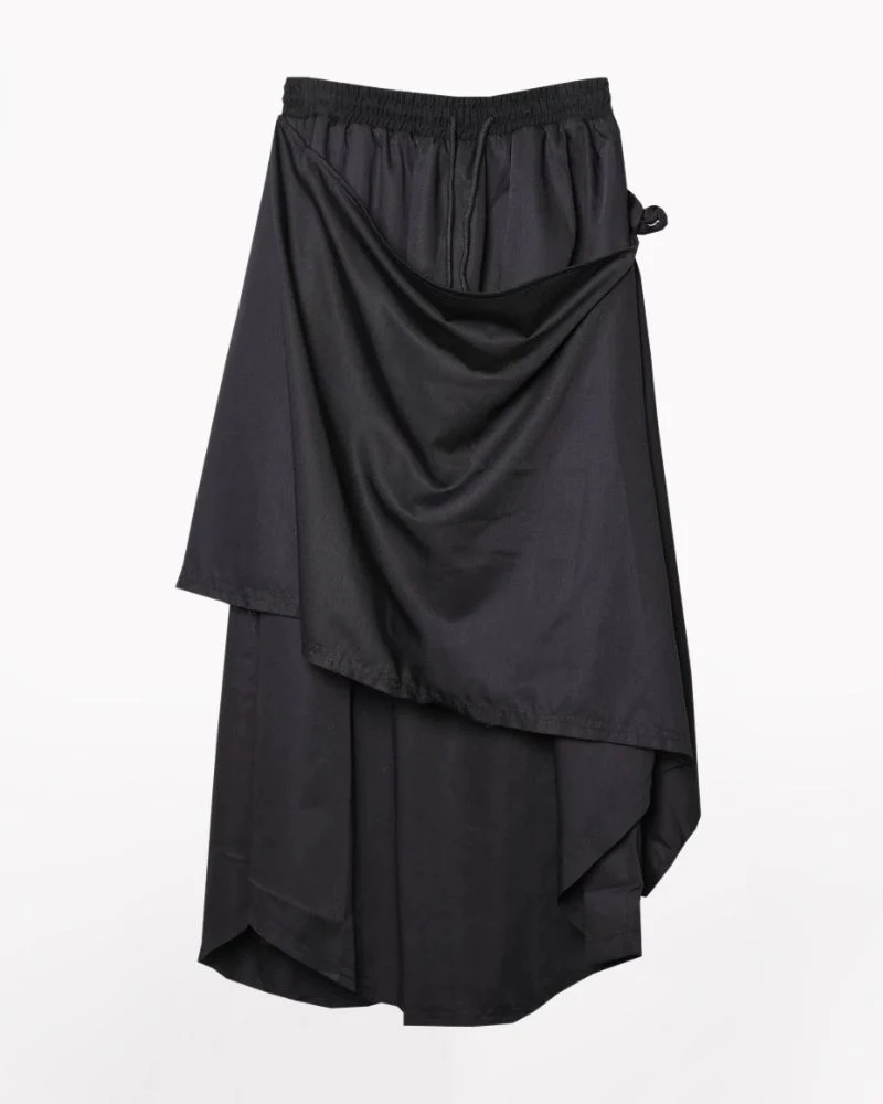 Janpanese Mock Two-Tier Hakama Pants - Image 2