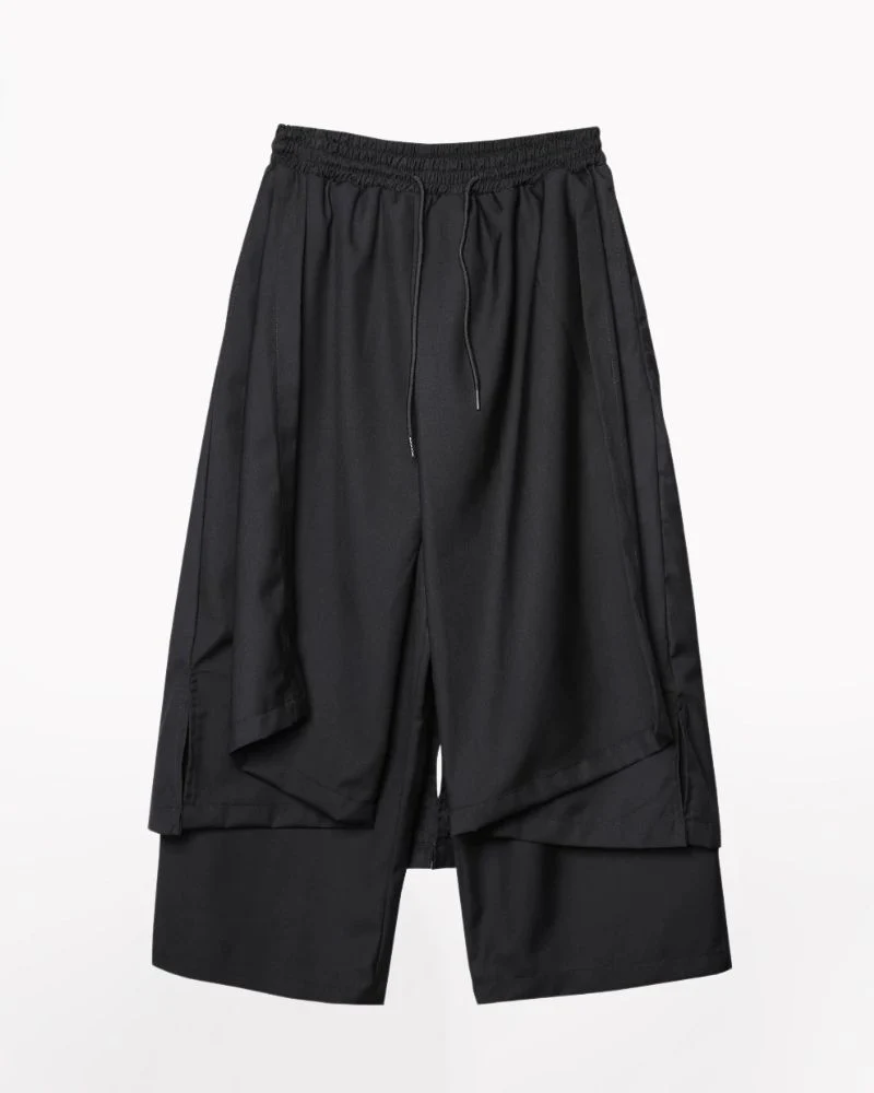 Janpanese Samurai False Two-Piece Hakama Pants - Image 2