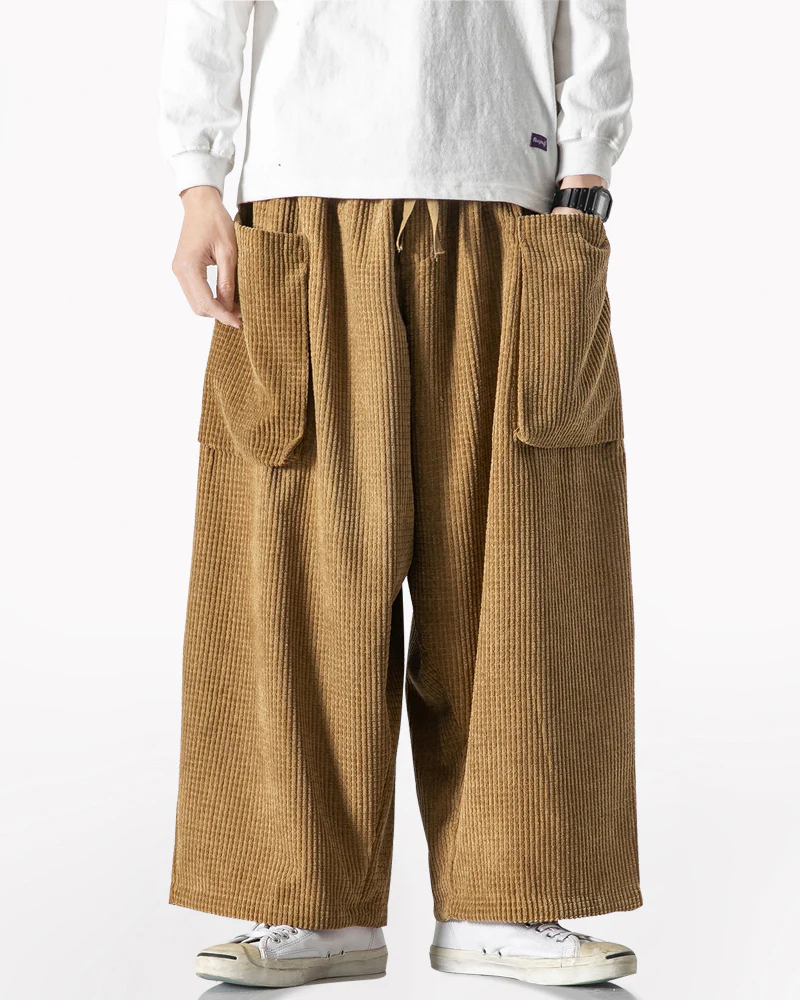 Japanese Corduroy Hakama Pants - Image 7