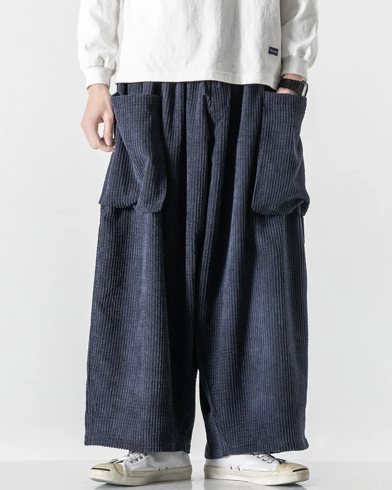 Japanese Corduroy Hakama Pants - Image 9