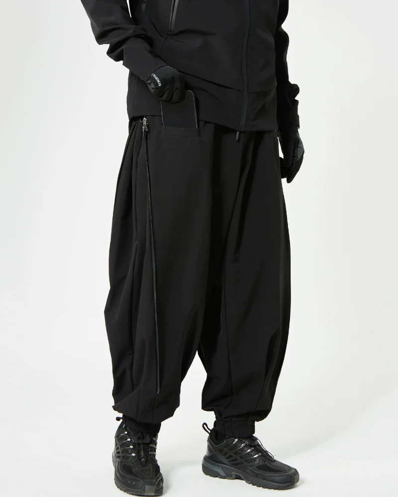 Japanese Style Loose Fit Ninja Hakama Pants - Image 4
