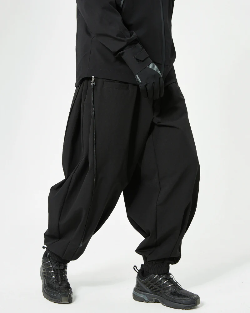Japanese Style Loose Fit Ninja Hakama Pants - Image 6