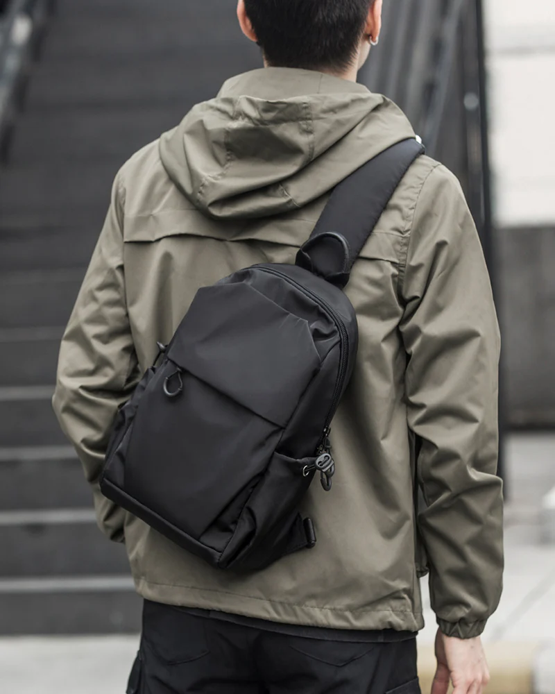 Japanese Techwear Casual Sling Backpack - Image 4