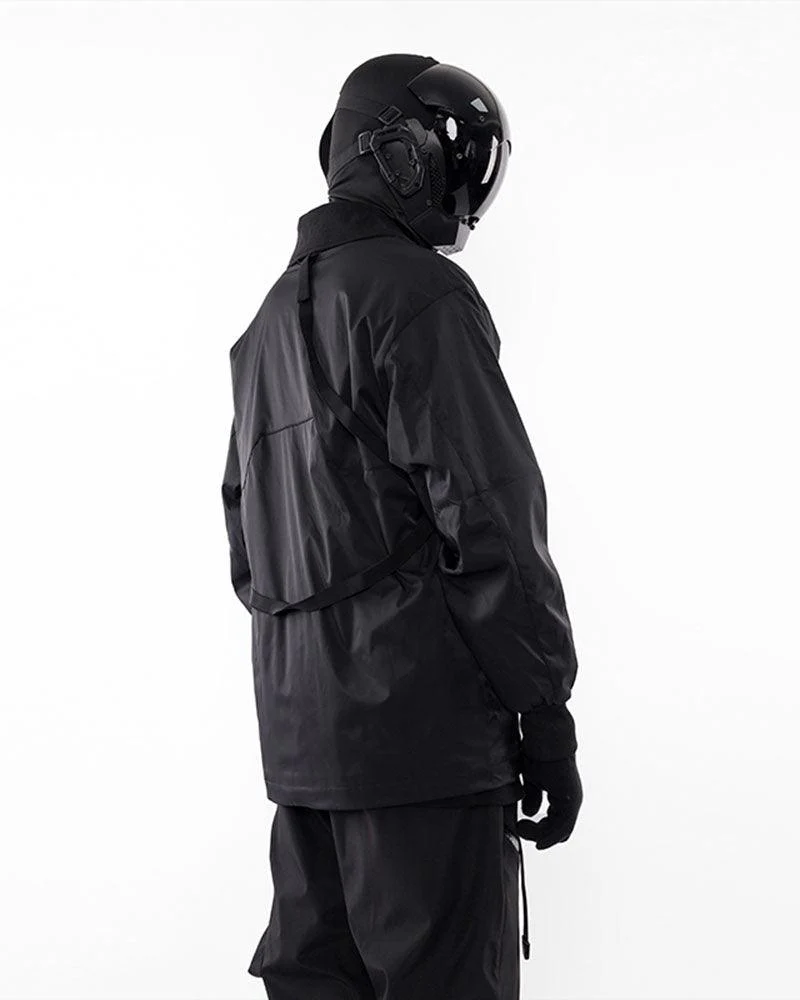 Japanese Techwear Cyberpunk Functional Jacket - Image 4