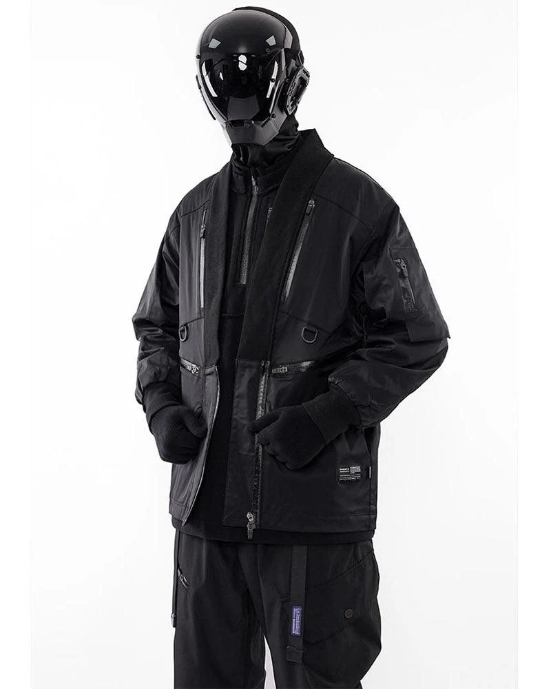 Japanese Techwear Cyberpunk Functional Jacket - Image 6