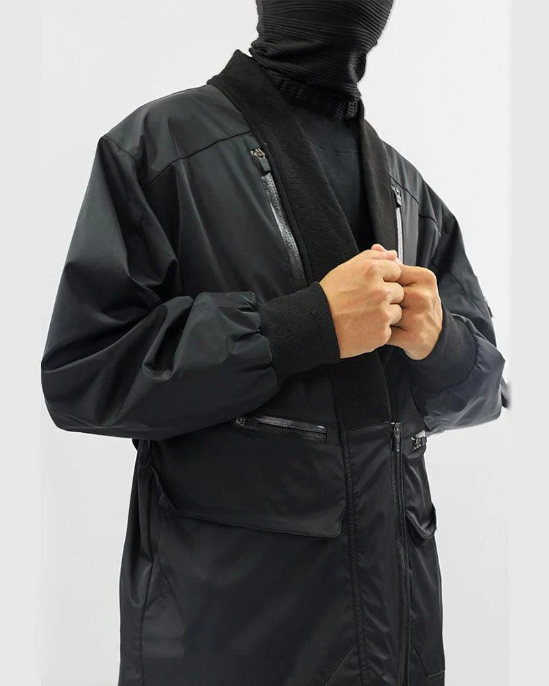 Japanese Techwear Cyberpunk Functional Jacket - Image 8