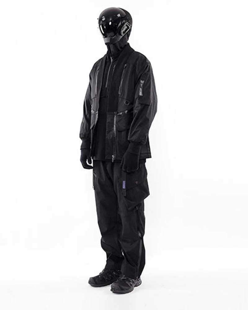 Japanese Techwear Cyberpunk Functional Jacket - Image 9