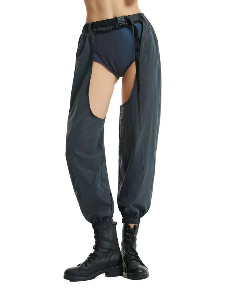 Laser Rave Reflective Open-Crotch Pants - Image 4