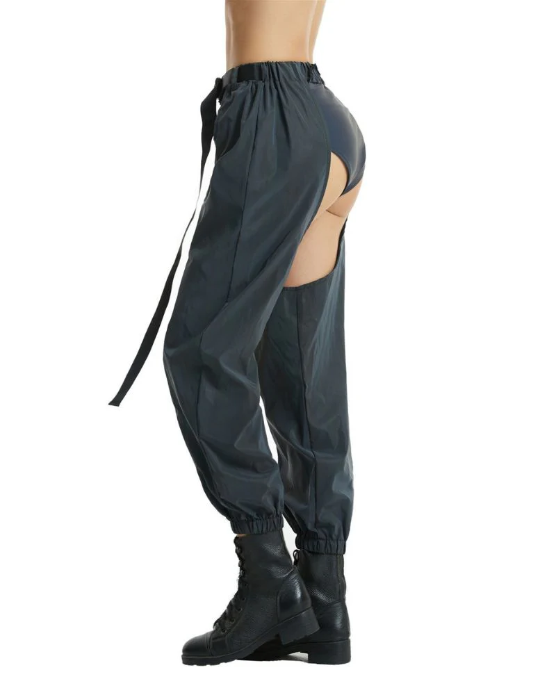 Laser Rave Reflective Open-Crotch Pants - Image 6