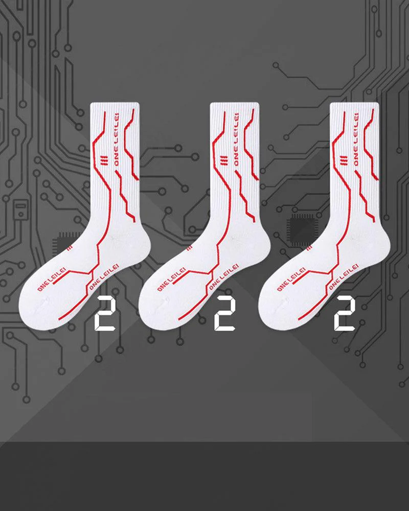 Lonely Warrior Cyberpunk Socks - Image 11
