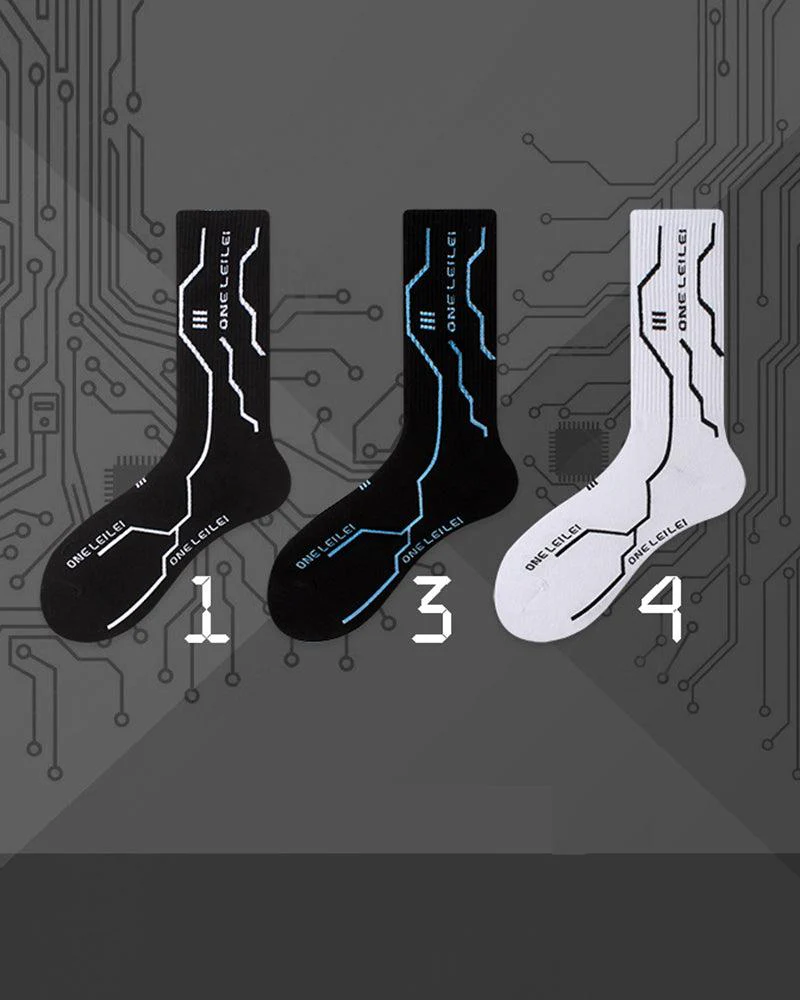 Lonely Warrior Cyberpunk Socks - Image 8