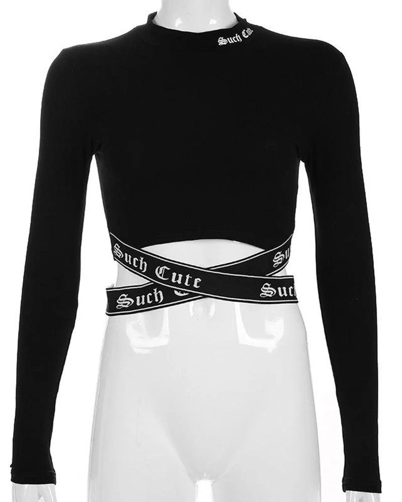Love Is Life Webbing Cross T-Shirt - Image 11