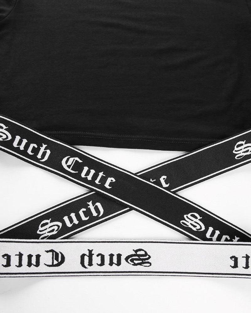Love Is Life Webbing Cross T-Shirt - Image 14