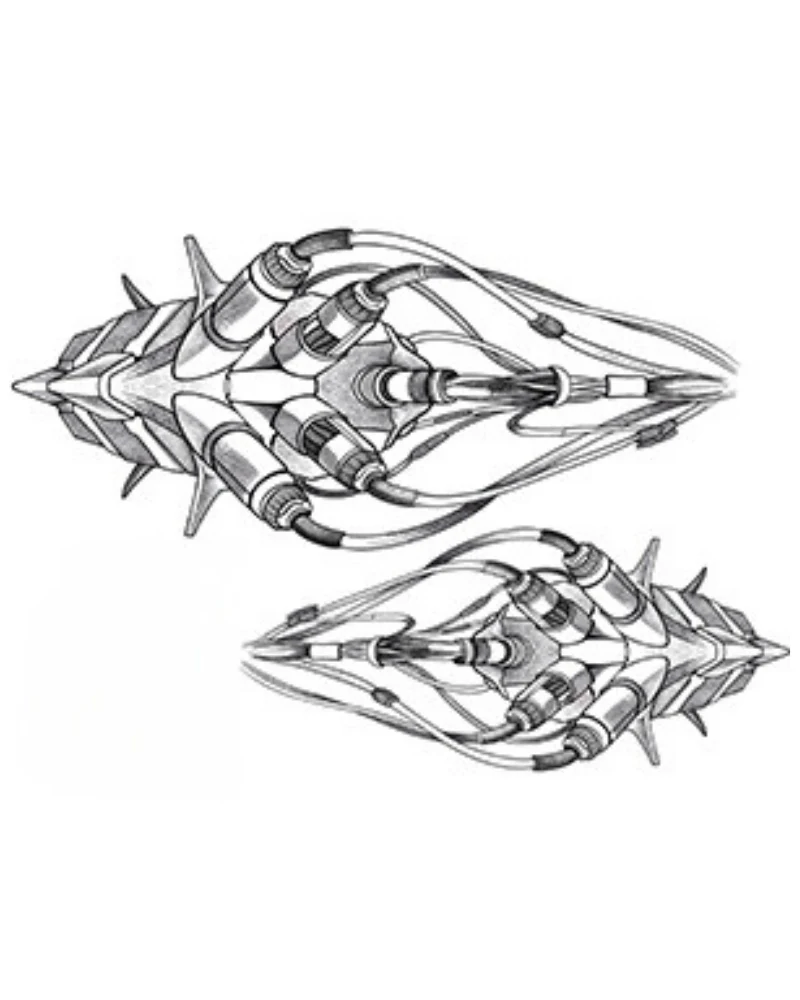 Mech Back Cyberpunk Tattoo - Image 2