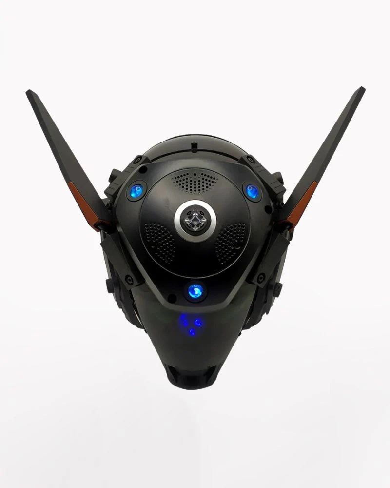 Mechanical Illuminated Cyberpunk Helmet