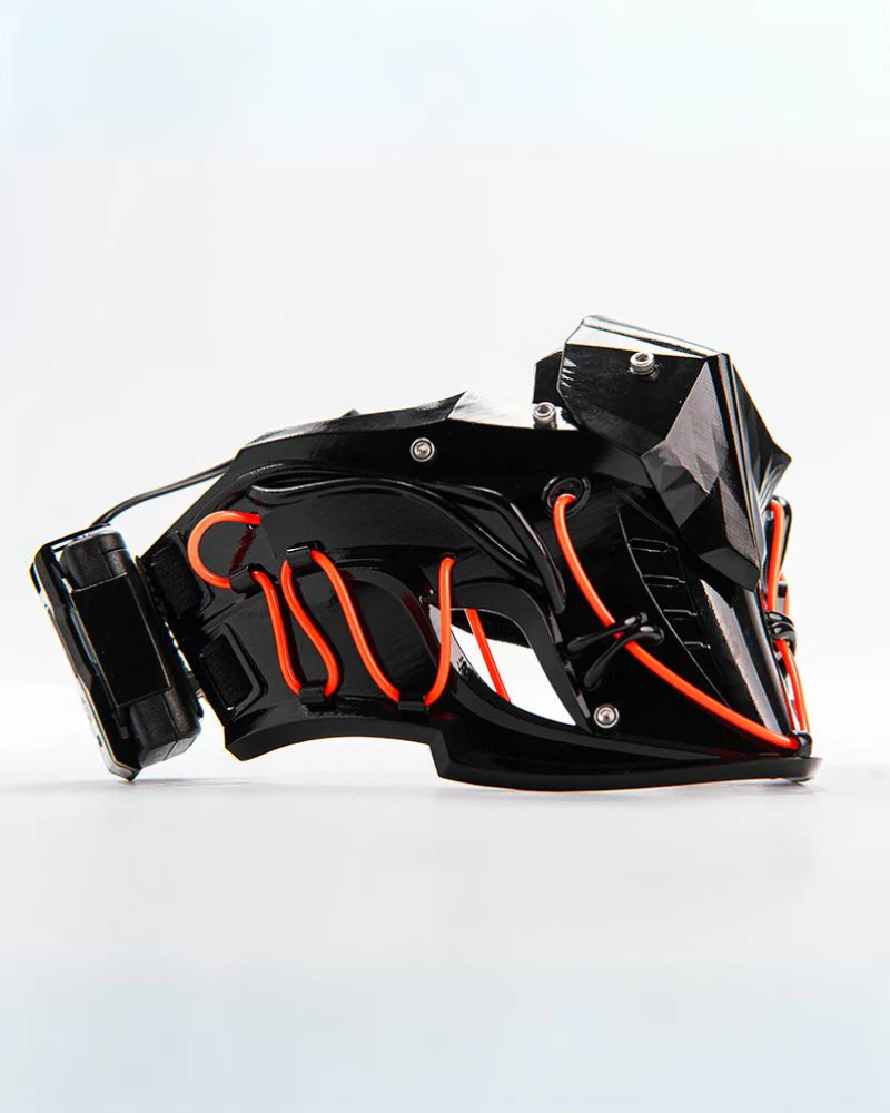 Mechanical Ninja Glowing Half Face Mask - Image 10