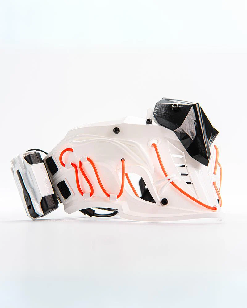 Mechanical Ninja Glowing Half Face Mask - Image 11