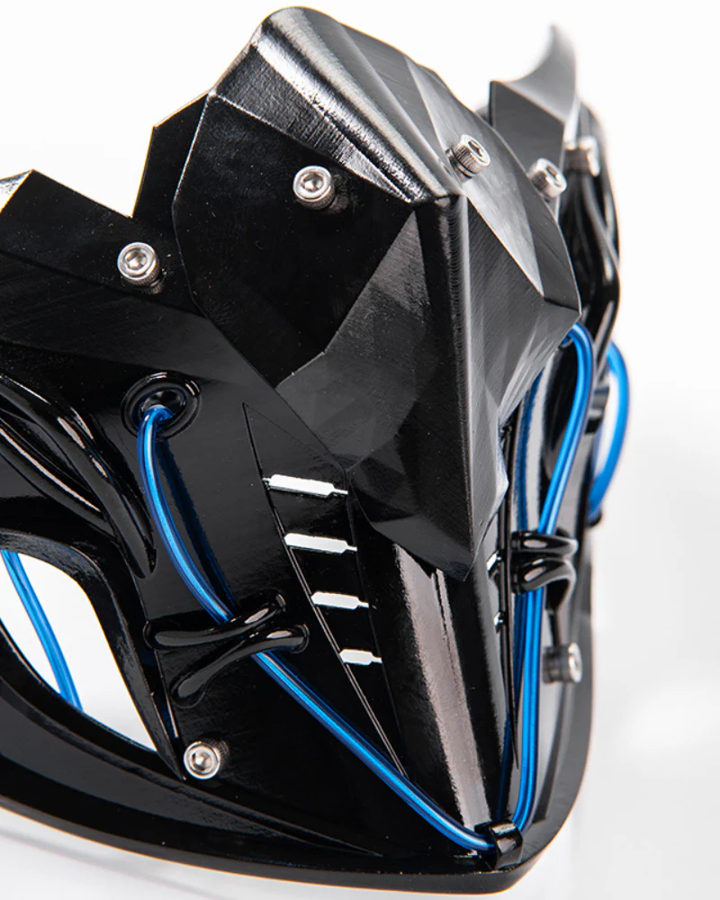 Mechanical Ninja Glowing Half Face Mask - Image 12