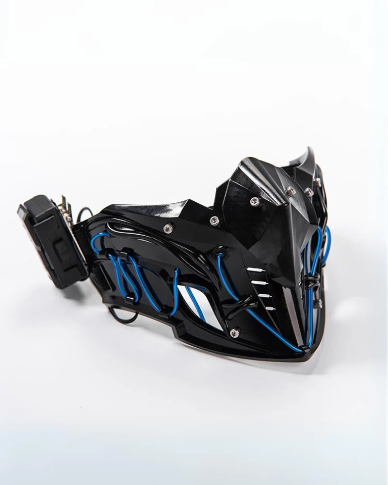 Mechanical Ninja Glowing Half Face Mask - Image 6