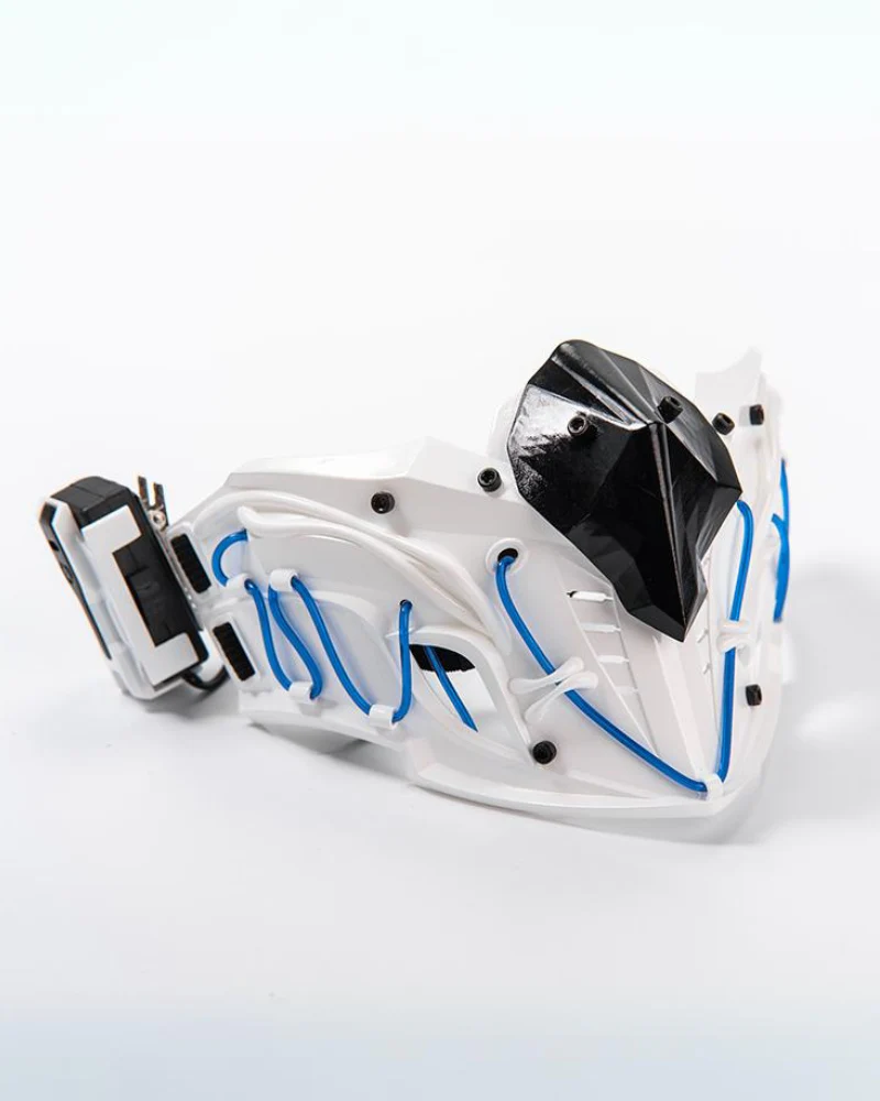 Mechanical Ninja Glowing Half Face Mask - Image 8