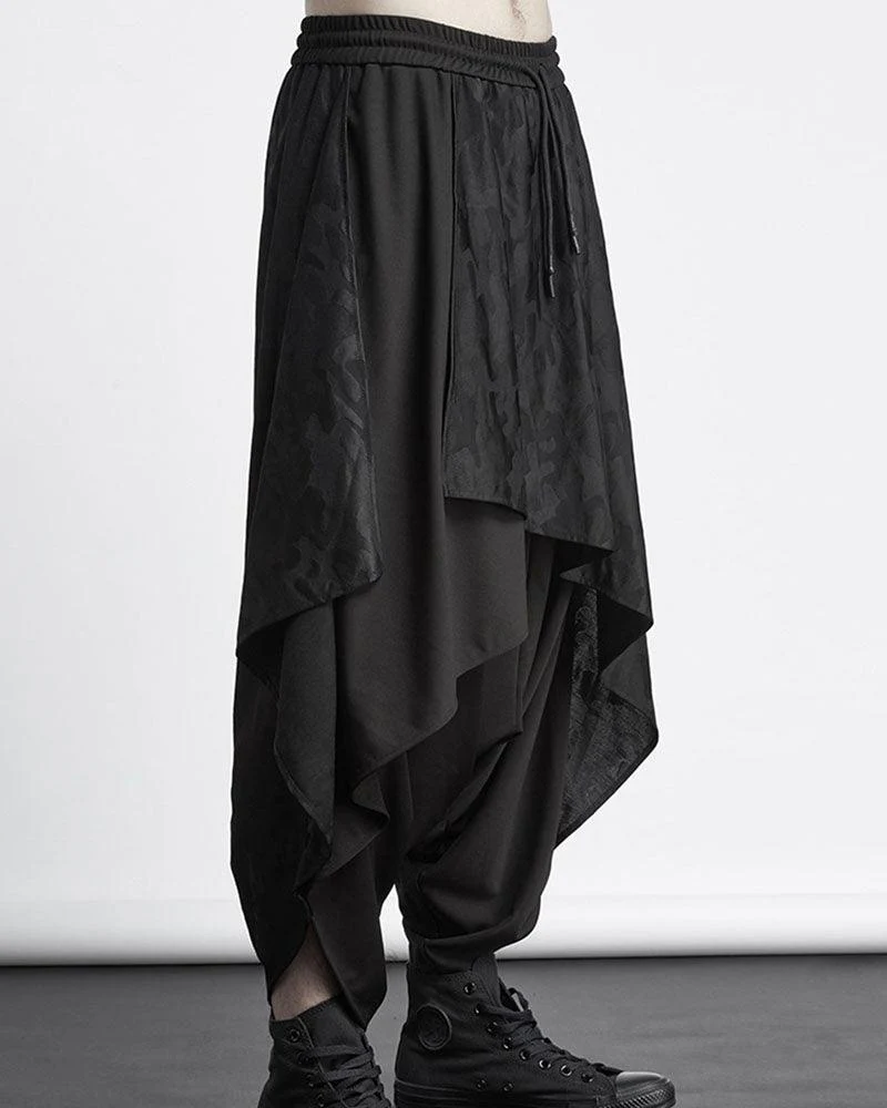 Men's Streetwear Baggy Ninja Pants - Image 9
