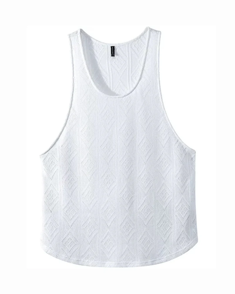 Men's Tank Top Sports Breathable Muscle Shirt - Image 10