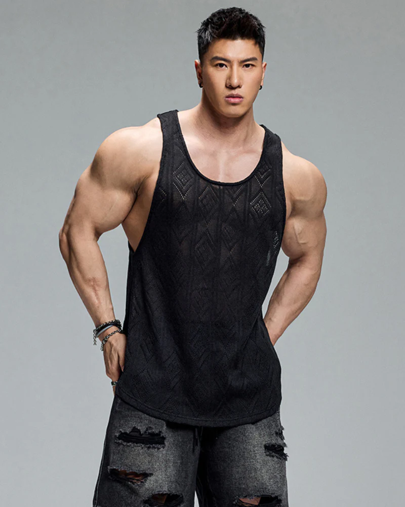 Men's Tank Top Sports Breathable Muscle Shirt - Image 3