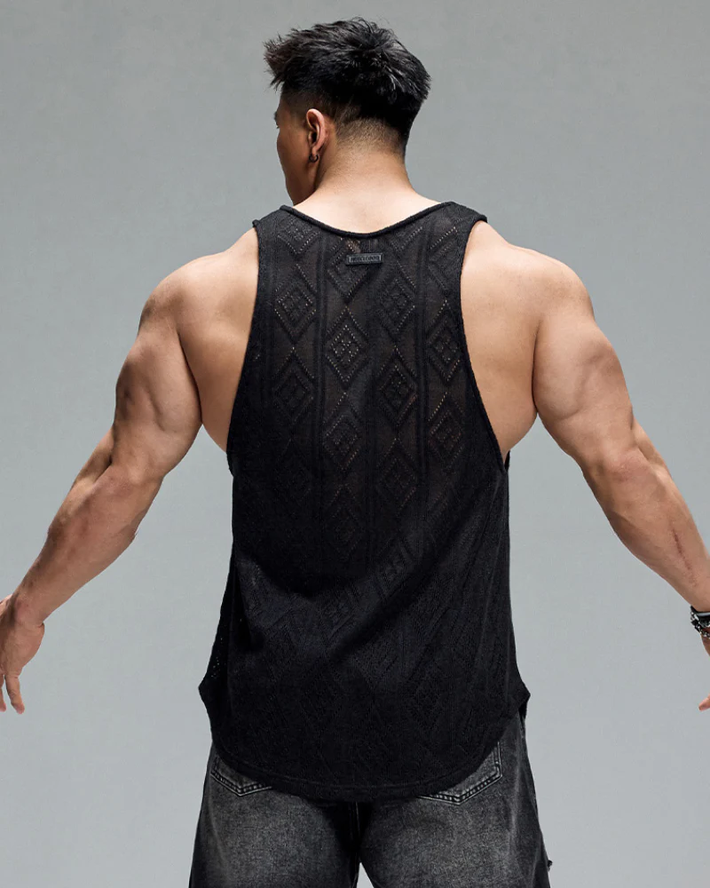 Men's Tank Top Sports Breathable Muscle Shirt - Image 4