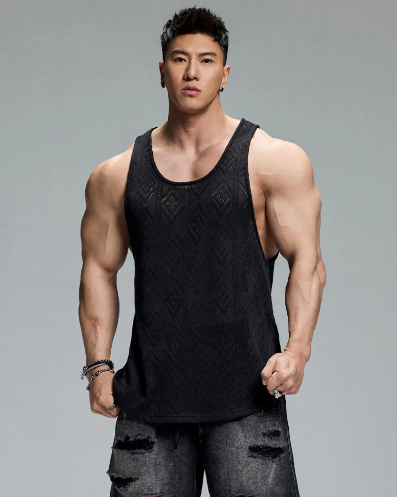 Men's Tank Top Sports Breathable Muscle Shirt - Image 5
