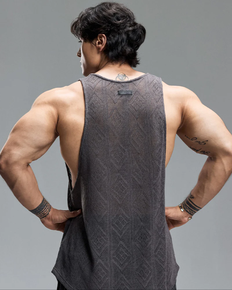Men's Tank Top Sports Breathable Muscle Shirt - Image 7