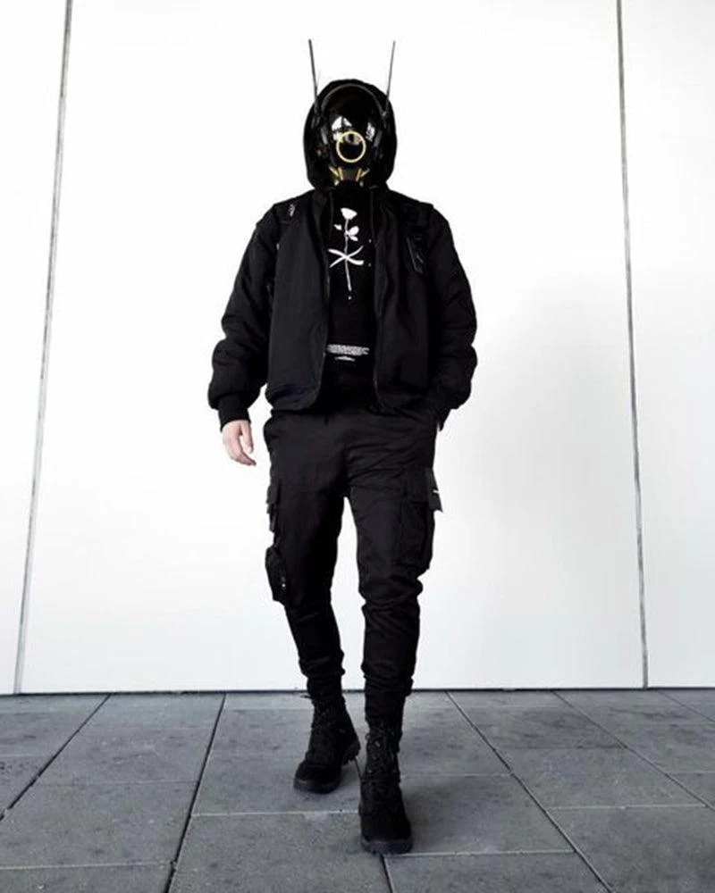 Metaverse Shock Futuristic LED Cyberpunk Helmet Mask - Image 12