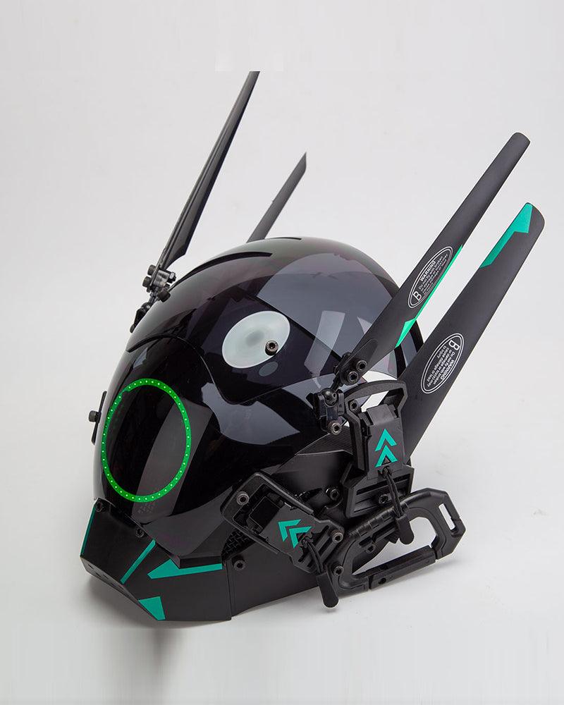 Metaverse Shock Futuristic LED Cyberpunk Helmet Mask - Image 27