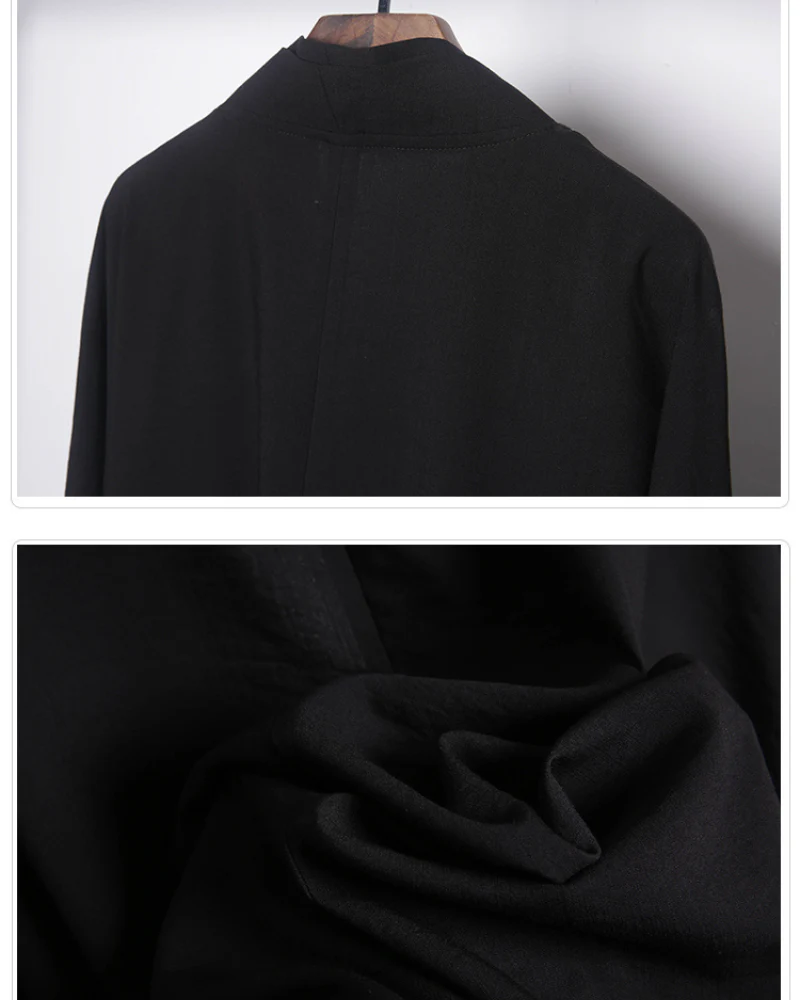 Modern Japanese Fake Two-piece Samurai Coat - Image 8