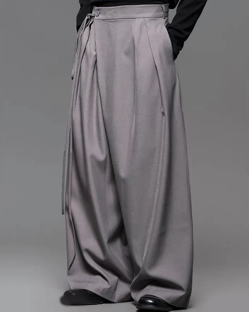 Modern Japanese Full-cut Vintage Hakama Pants - Image 11