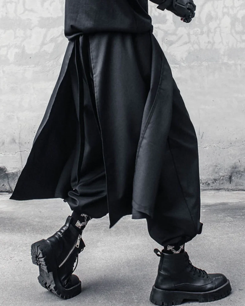 Street Japanese Samurai Functional Two-piece Ninja Pants - Image 5