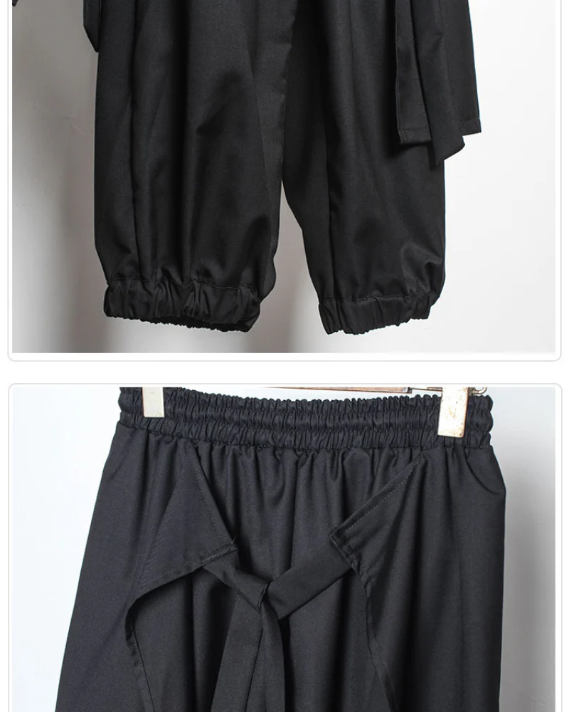 Street Japanese Samurai Functional Two-piece Ninja Pants - Image 9