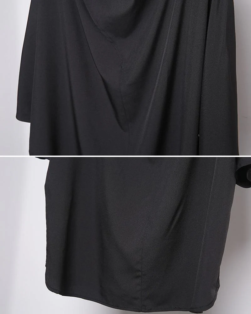 Modern Japanese Techwear Loose Bat T-Shirt - Image 12