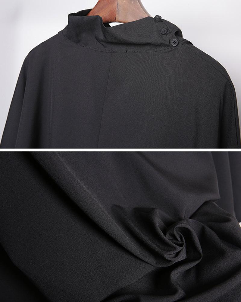 Modern Japanese Techwear Loose Bat T-Shirt - Image 13