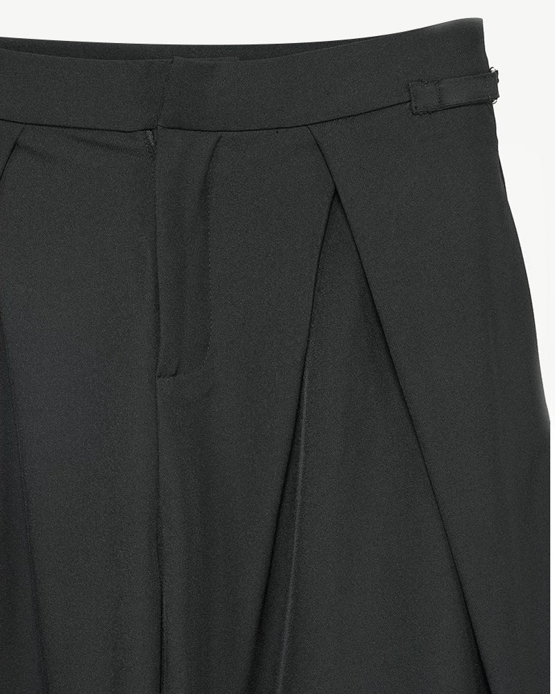 Modern Japanese Vintage Wide-Cut Hakama Pants - Image 13