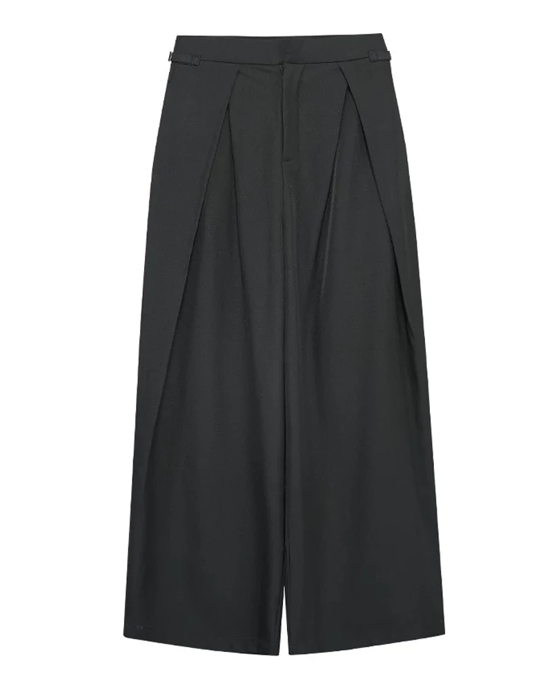 Modern Japanese Vintage Wide-Cut Hakama Pants - Image 2