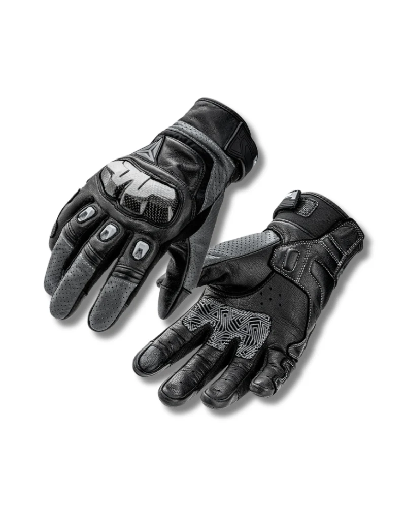 Motorcycle Riding Genuine Leather Breathable Gloves - Image 12