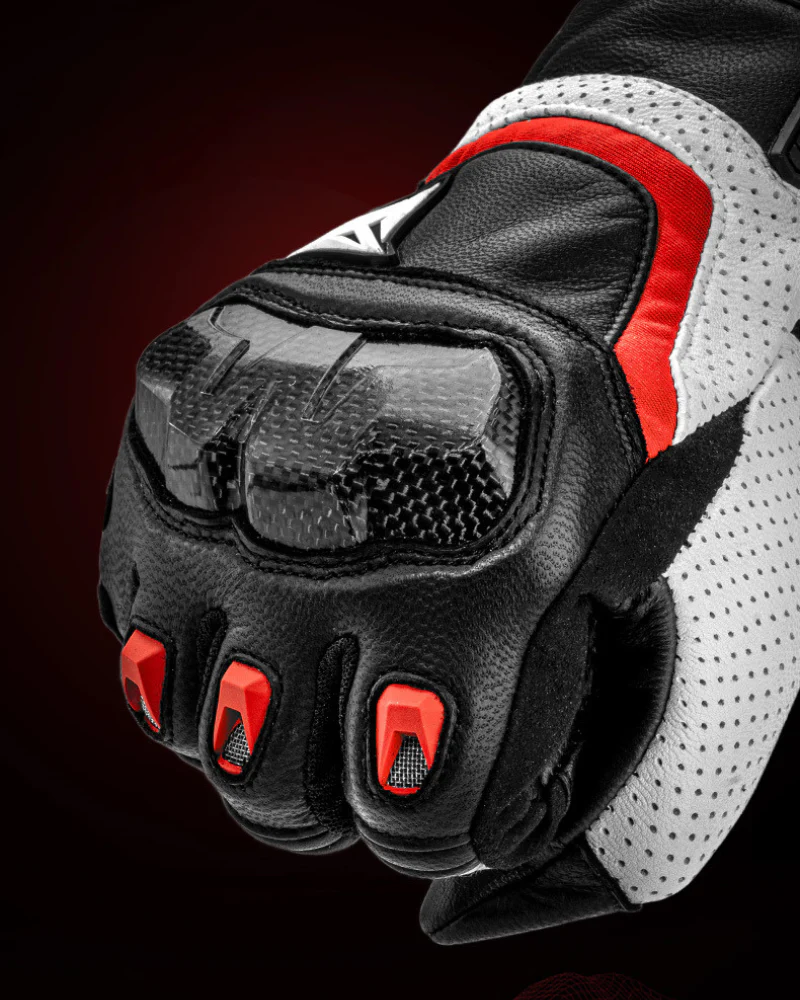 Motorcycle Riding Genuine Leather Breathable Gloves - Image 7